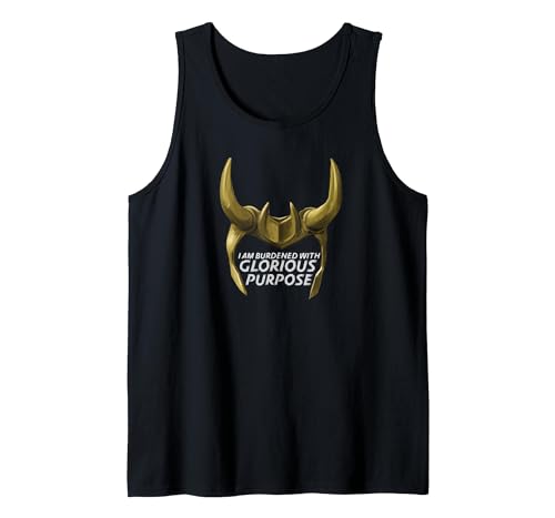 Camiseta tirantes Loki Marvel ligera para evitar el calor con diseño original de cuernos