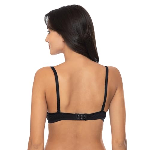 Image of Komli - Heavily Padded Push-Up Bra - Cotton Rich - Balconette - 3 /4th Coverage, Seamless, Wireless, Multiway Straps - T-Shirt Bra