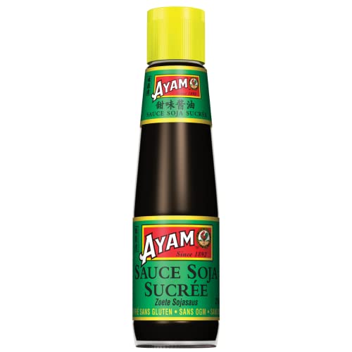 AYAM Sauce Soja Caramélisée | Haute Qualité | Saveurs Authentiques d'Asie | Idéale pour cuisiner chez Soi | Marinades et Grillades | Alimentation Saine | Sans Gluten | Sans Conservateurs - 210ml Cover