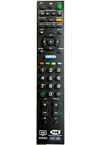 Image of VNQ Remote Compatible with Sony LCD /LED /HD /SMART /BRAVIA /3D /4K /ANDROID, Your Old Remote Must be Exact Same (Next-12)