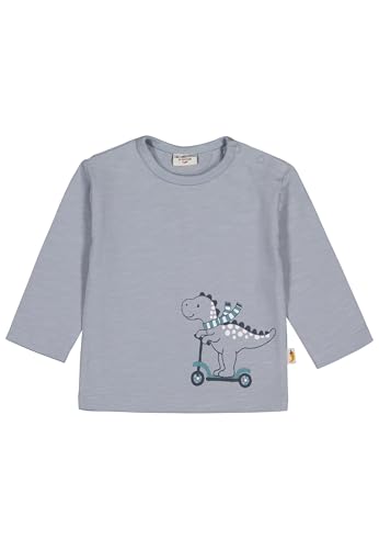 SALT AND PEPPER Baby Langarmshirt mit Dino Scooter Print aus Organic Cotton