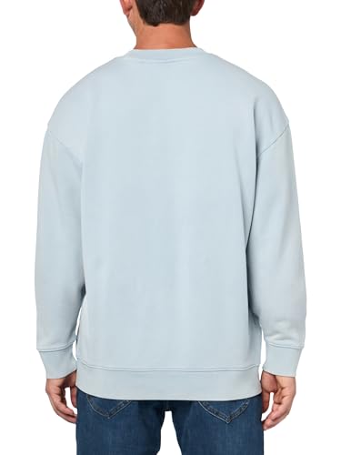 HUGO Men's Space Dyed Small Logo Sweatshirt2