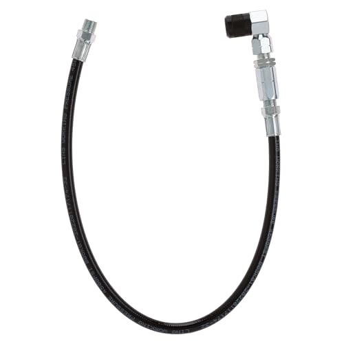 Slippery Pete 90 Degree Grease Gun Coupler - 18 Inch Flex Hose, Threaded Connection, Swivel Head, Grease Gun Fittings Compatible, 31mm Length Head for DIY Mechanics, Garage and Auto Mechanics - Thumbnail 6