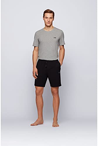 BOSS Heren Mix&Match Short CW Loungewear-shorts van stretchkatoen met geborduurd logo - Image 3