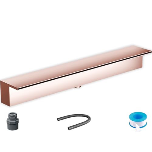 Kit déversoir cascade de bassin anti-fuite avec tuyau ondulé 20 cm