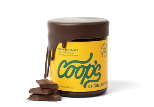 Coop's Original Hot Fudge: Gourmet, All Natural, Handcrafted, Gluten Free,