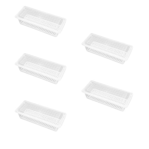 Caja de Almacenamiento de Refrigerador con Bandeja de Filtro Contenedores de Almacenamiento Organizador de Mantenimiento Fresco (5) Cover