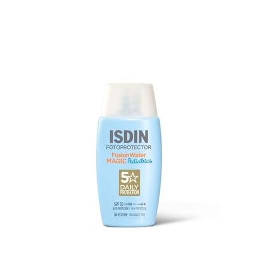 ISDIN - Fotoprotector Fusion Water Pediatrics SPF 50 - Protector solar facial para niños, 50 ml