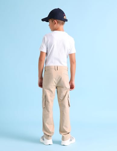 Image of U.S. POLO ASSN. Kids Regular fit Boys Cotton Trousers