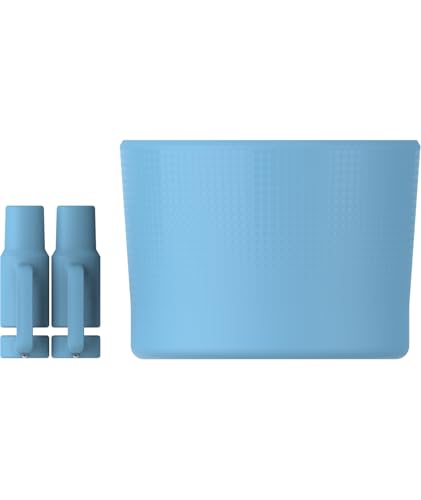 Image of Stanley Quencher Boot and Straw Cover Cap | Anti-Slip Silicone Protector for 20 & 30 oz Tumbler with Handle | Accessory Set for Stainless Steel Drinking Cup | BPA-Free | Sky