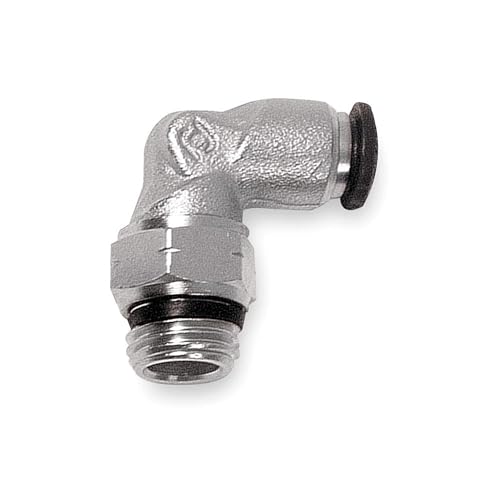 Aignep Usa 10mm Metal Swivel Elbow, 90° 50110N-10-3/8-PK3-1 Each