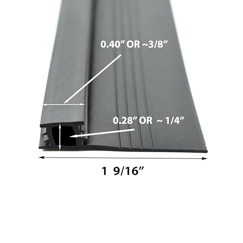 American Made Premium Sliding Screen Door Bug Seal Strip - 84" Long - Cottonwood Hardware Patio Sliding Screen Door Weather Stripping, Rubber Bug Stopper Sealing Strip