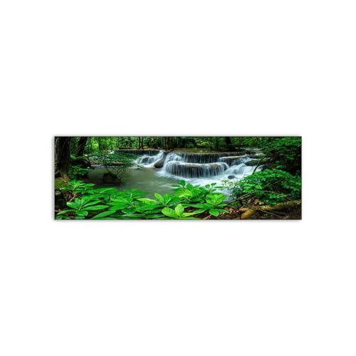 Tableau paysage urbain moderne pour grand salon affiche building 80x240