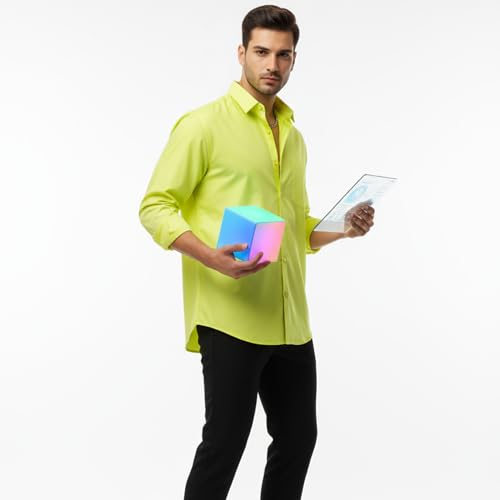 Image of Appel Touch Men's Cotton Blend Formal Shirt Full Sleeves