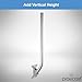 Proxicast 12 inch Stainless Steel Extension Pole for Proxicast J-Max Antenna Mounts (ANT-800-X12)
