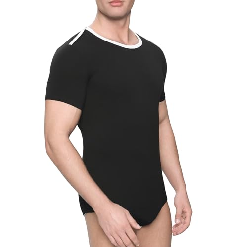 Mameluco de algodón para hombre Landofgenie con botones 5
