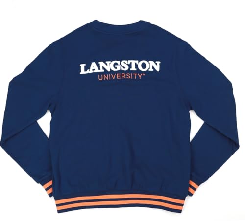 Big Boy Langston Lions S6 Mens Cardigan [Navy Blue] - ID#71137-115-85-0-02