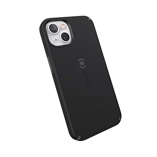 Speck Products CandyShell Pro Case Fits iPhone 13, Polycarbonate, Black/Slate Grey