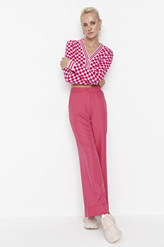 Trendyol Dames Normale taille Wijde pijpen Broek - Afbeelding 4