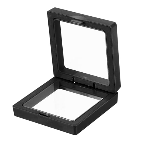 YOKIVE 8 piezas vitrinas 3D flotantes para monedas miniatura 6