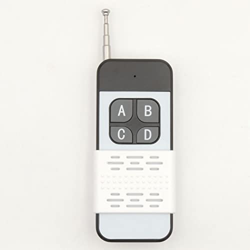 【433 MHz telecomando radio RF】Questo telecomando supporta solo il codice di apprendimento (1527) del ricevitore, solo per l'uso con ricevitori DieseRC.