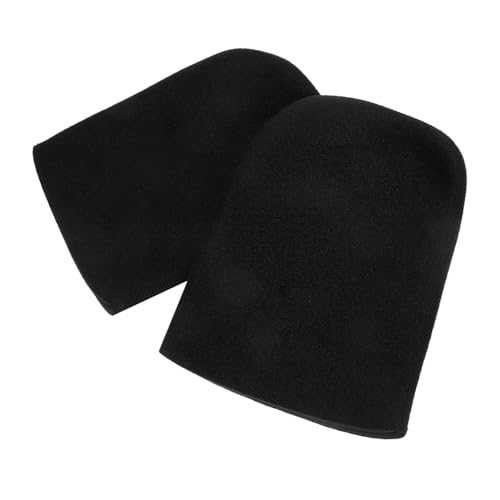Holibanna 2 Piezas Pies Antideslizantes Almohadillas Para Los Pies De La Fundas Para Reposapiés De Almohadillas Para Reposapiés Black Neopreno