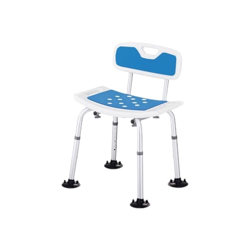 Asiento baño ergonómico pies,Silla Ducha Interior ensanchada,Patas Ajustables en Altura y Que Ahorra Espacio,para Uso Dormitorio baño(Style 2,Mat 2)