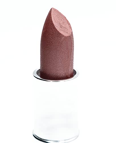 Image of Pure Ziva Spicy Rum Nude Burgundy Shimmer Creamy Pearl Lipstick Color Moisturizing Paraben Free, No Animal Testing & Cruelty Free Lip Makeup Color