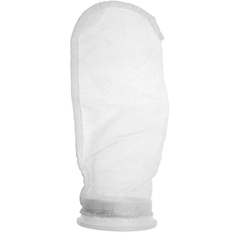 Honritone Nylon Mesh Filter Socks 4 Inch Ring 50/100 / 200/300 Micron - By 15 Inch Long – Aquarium Filter Bags - 2 Pack (400 Micron - 4 X 15 Inch) #TOP1