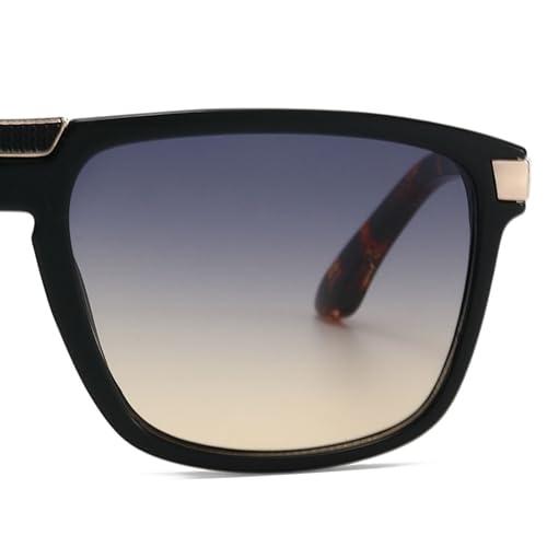 Image of Xpectrum Retro Rectangular Square Sunglasses for Men Women Vintage 70s 80s Mobster Gangster Style Rectangle Shades