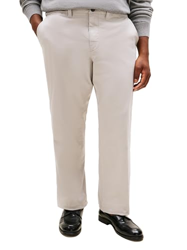 Tommy Hilfiger mens Big and Tall Classic Fit Stretch Chino Casual Pants, Drizzle R, 46W x 32L US