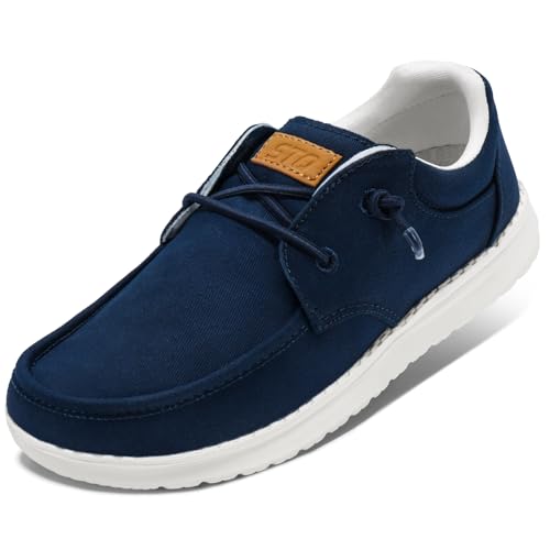 STQ Women's Lightweight Navy Boat Shoes