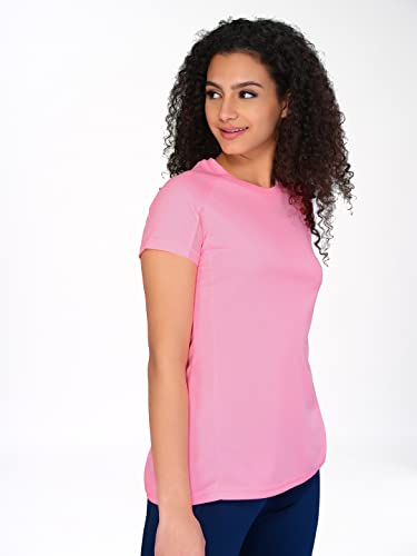 Image of TECHNOSPORT Women's 100% Polyester Regular Fit T-Shirt