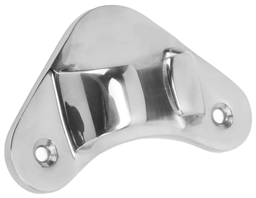 MerciL Boat Bow Chock Cleat Line Chock, 316 Stainless Steel Boat Fairlead Straight Bow Chocks Dock Cleat for Boat Straight Yacht Deck Dock Mooring Rope Cleat Chock, Silver