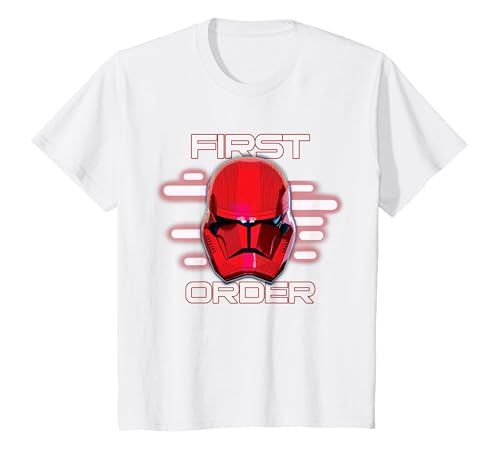 Image of Star Wars Rise of Skywalker First Order Sith Trooper T-Shirt, Youth, White, 4T