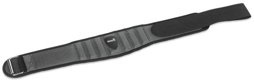 Bremshey  Cinturón para Levantamiento de Peso (Nailon Recta, Unisex, 08BRSCL311, Gris, Large