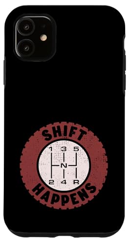 Car 5���}�j���A���g�����X�~�b�V���� - Shift Happens Funny �X�}�z�P�[�X iPhone 11 �p