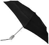 Totes Auto Open Auto Close Umbrella,Black,One Size