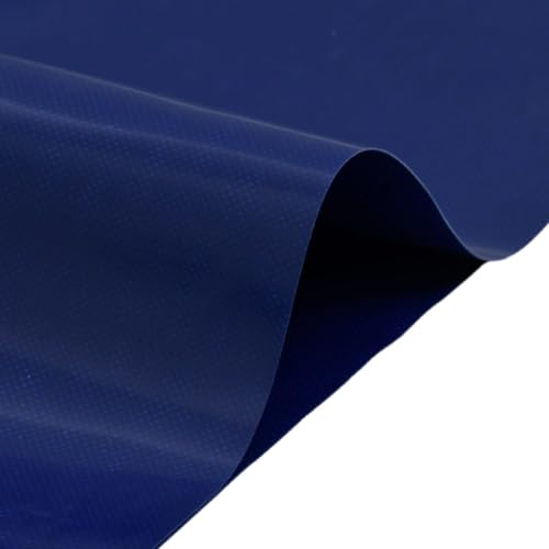 vidaXL Abdeckplane, Plane Abdeckung Reißfest Wasserfest, Schutzplane UV-Beständig Schimmelbeständig, Schutzhülle Zeltplane, Blau 2x3m 650 g/m²