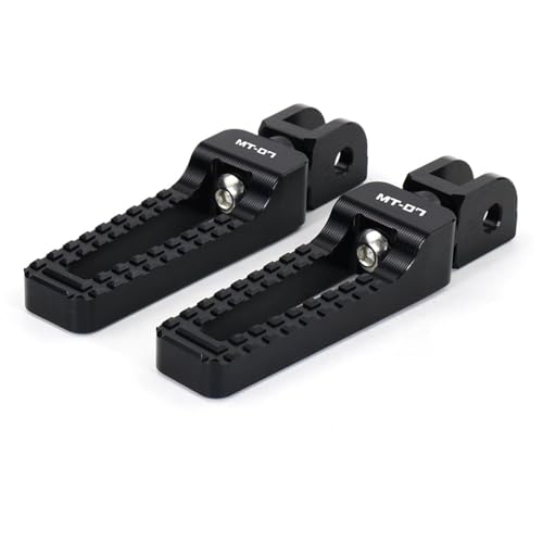 Repose-Pieds Avant CNC pour Moto Yamaha MT-07 avec Grip Antidérapant Haute Précision