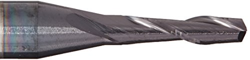 Image of Kodiak Cutting Tools KODIAK130007 USA Made Solid Carbide End Mill, Coated, 2 Flute, 1 /8 inch Shank, 1 /4 inch Length of Cut, 1-1 /2 inch Overall Length, 1 /16 inch Diameter