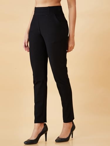 Image of Globus Women's Skinny Pants (S23WCBTMTREG4069 Black