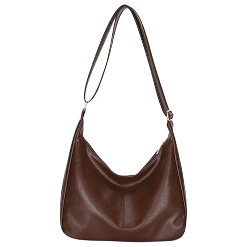 MLPKOI Bolso Bandolera para mujer, Grande Hobo Bolsos con Correa de Hombro Ajustable Bolso de Mano de Mujer para Trabajar, Compras, Escuela, Viajes, Gimnasio, Everyday Use