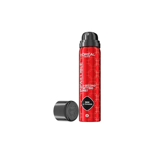 Image of L'Oreal Paris Infallible 3-Second Setting Spray, 36H Long Lasting Makeup (Pack of 3)