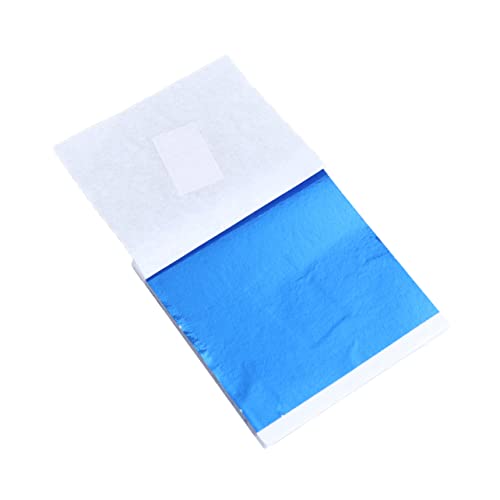 Operitacx 50pcs 8x8.5cm Foil Sheets Crafts Gold Foil Paper Imitation Leaf Sheets for Home