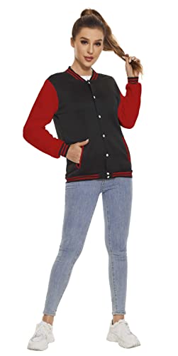 Image of Yuji Itadori Women Varsity Jacket Baseball Lightweight Outwear Fleece Coat Button Down Clothes