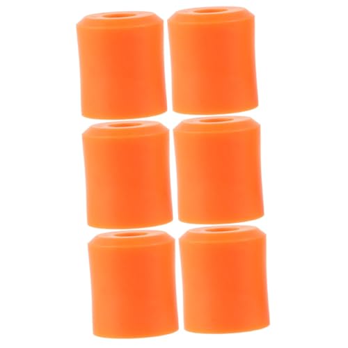 POPETPOP 4pcs Snowboard Wall Mounts Vertical Ski Hangers for Space-Saving Storage and Display for Home Garage and Ski Resorts Orange