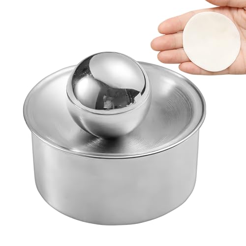 Zuasdvnk Prensa de envoltura de albóndigas, máquina de envoltura de masa de prensa manual, molde para hacer masa, para albóndigas, raviolis, pasteles, bollos, galletas, empanadas, hogar, cocina
