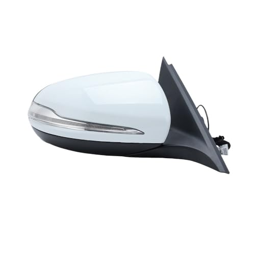 Automóviles Conjunto Espejo Lateral Espejo Retrovisor Lateral Para Benz Clase C W205 2015-2020, Color Blanco, Con Volante A La Izquierda, Accesorios Para Coche(1pc right)