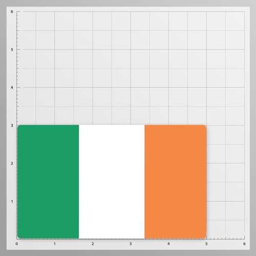 Image of World Country Flag Decal Stickers - Two Pack - for Cars Windows Bumpers Laptops Tablets Tumblers Cups Walls (Ireland)
